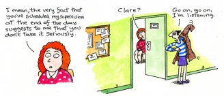 Clare In The Community by Harry Venning