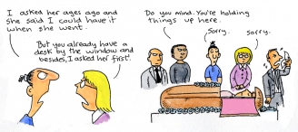 Clare In The Community by Harry Venning - Sample Joke