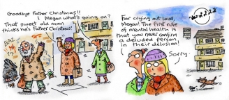 Deluded - Clare In The Community by Harry Venning